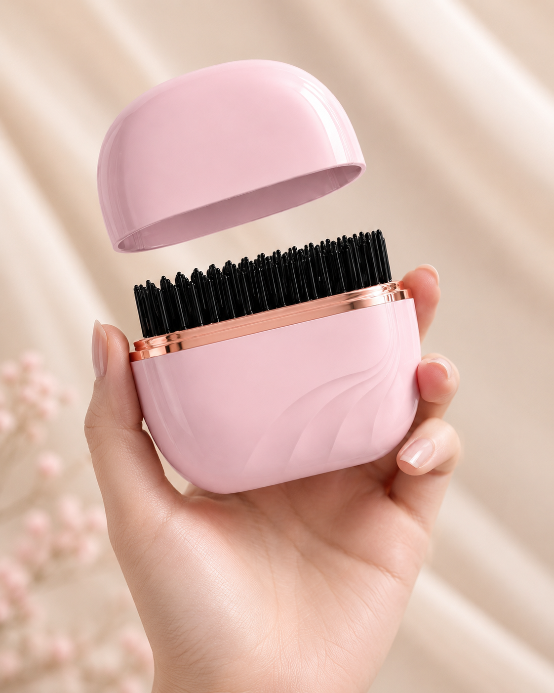 Pocket Bunny Mini Hair Straightener Brush