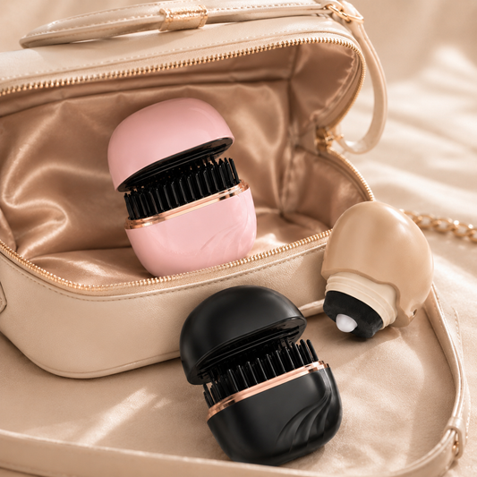 Pocket Bunny Complete Beauty Kit – Mini Hair Brush and Sunscreen Roller set